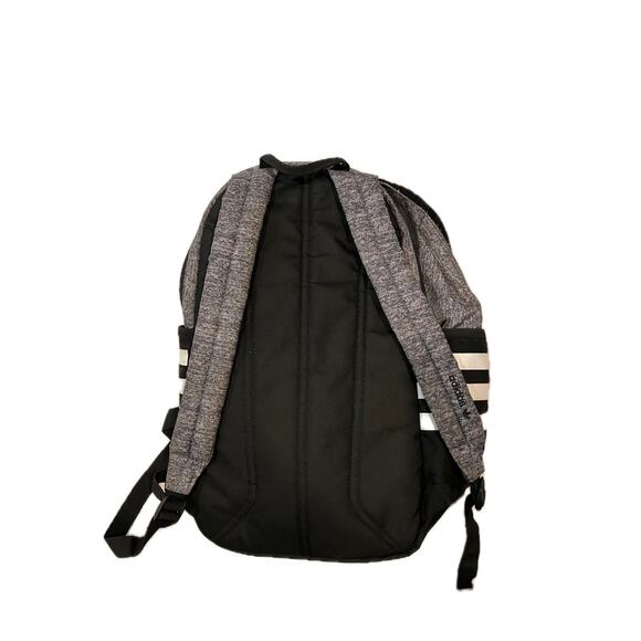 Adidas Black Gray Computer Backpack w Padded Sleeve - Picture 2 of 4